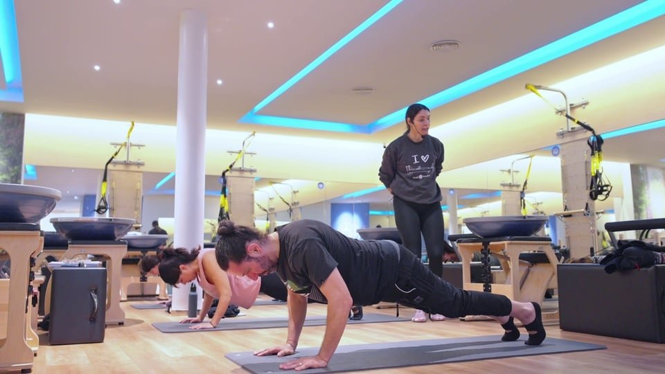 Ejercicios de fuerza con Pilates