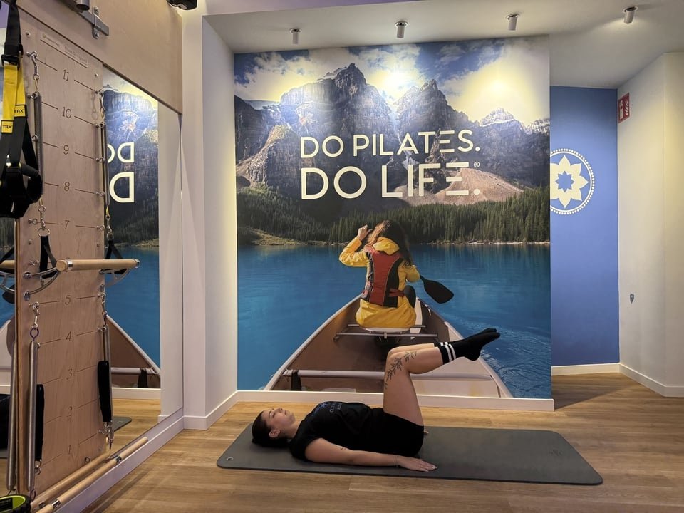 Pilates Mat para fortalecimiento lumbar